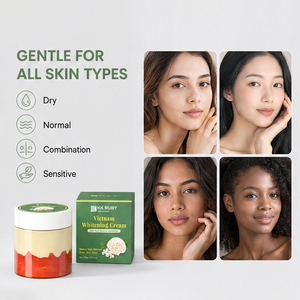 Crème Visage Éclaircissante au Collagène et Perle Naturelle OEM d'Usine, Réduit les Taches Brunes, Crème Blanchissante du Vietnam - Product Image 3