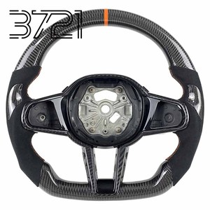 Volant en fibre de carbone pour BMW G20 G30 F30 F10 G01 G02 G05 G06 M Sport, volants de course en cuir personnalisés 2012-2025 - Product Image 1