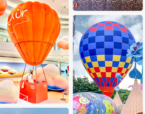Ballon publicitaire gonflable multicolore pour événements extérieurs, décoration de parcs d'attractions, emballage personnalisé - Product Image 5