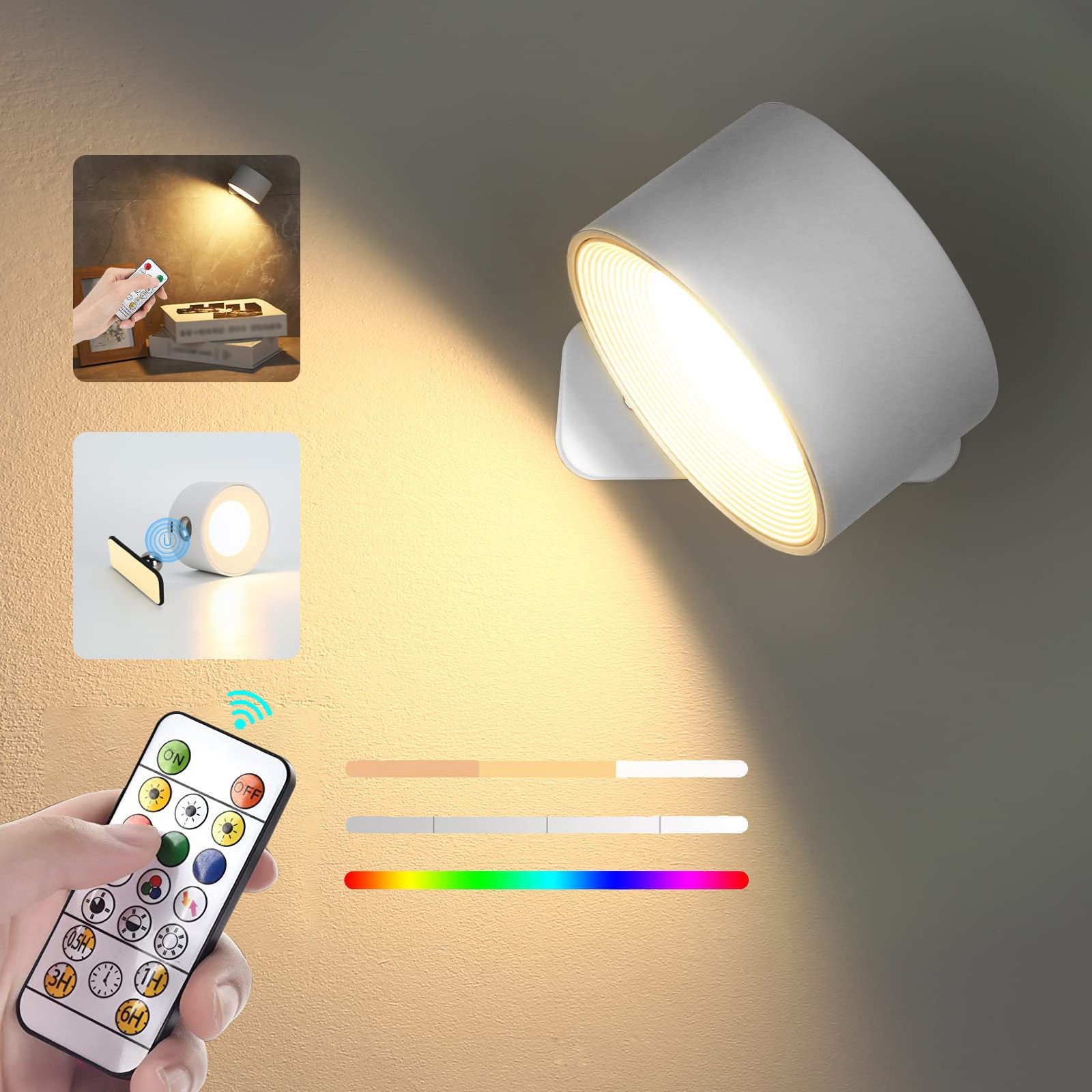 White [Touch Control+ Remote Control+RGB]