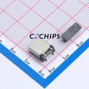 HYCW481-USBC24-1000B USB Connector SMD Connector ( Connector Type: Type-C )( Gender: Female )( Mounting Type: Vertical Mount ) - Product Image 2