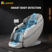 Fauteuil de massage corporel complet à gravité zéro LIANHE 4D, utilisé pour soulager la fatigue des membres de la famille
