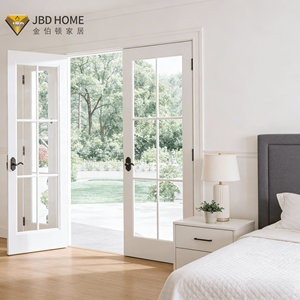 <span class=keywords><strong>Porte</strong></span> à battants en aluminium et <span class=keywords><strong>PVC</strong></span> <span class=keywords><strong>de</strong></span> qualité supérieure - Conception à double battant avec isolation thermique et étanchéité pour les entrées <span class=keywords><strong>de</strong></span> villas et <span class=keywords><strong>de</strong></span> chambres - Product Image 4