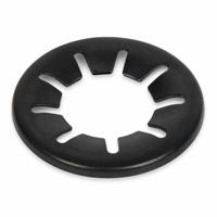 65Mn Spring Steel Black Oxide Spn External Self-locking Round Flat Star Push Nuts for Axis Etainers Washer Push on Fastener