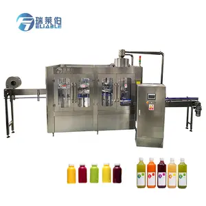 Reliable High Safety Factor 15000BPH Fruit Juice Production Line Drinking PET Bottle Water Filling Machine