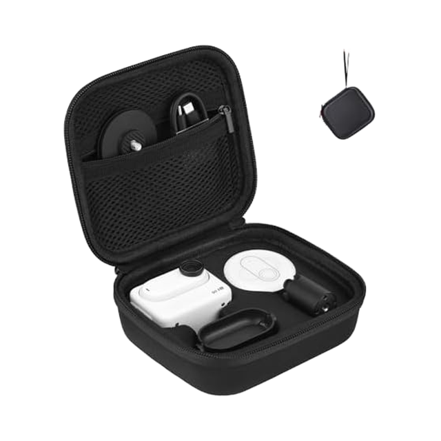 Insta360 GO 3S/GO 3 Vlogging Action Camera Accessory Waterproof EVA Hard Shell Protective Storage Bag Zipper Carrying Case