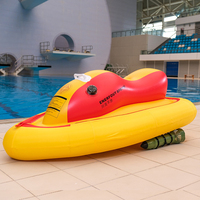 Pour piscine lac amusant natation fête parc piscine flottant Rafting jouet bateau gonflable bateau à moteur