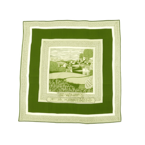 Foulard Quadrato Piccolo con Stampa Pastorale 70x70Cm FULARES - Product Image 2