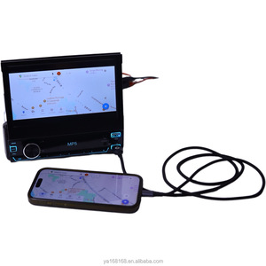 เครื่องเล่น <span class=keywords><strong>MP5</strong></span>ในรถยนต์แบบหน้าจอสัมผัสขนาด7นิ้วพับเก็บได้เครื่องเล่นในรถยนต์แบบกระจก TPMS CarPlay <span class=keywords><strong>Android</strong></span> <span class=keywords><strong>Auto</strong></span> 6 - Product Image 3