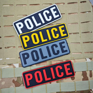 Pvc Rubber Tactische <span class=keywords><strong>Patch</strong></span> Iron-On 3d Reliëf Logo Siliconen <span class=keywords><strong>Patch</strong></span> Rubber Badge Voor Kleding Versierd Met Kant Geappliqueerde Stijl - Product Image 1