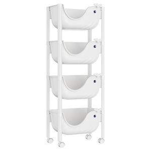 YIKEYOU ألعاب أطفال تخزين رف طفل وحدات رفوف أصحاب مع عجلات - Product Image 6