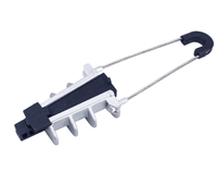 Pince de tension à cale haute tension pour fibre optique PA2000 pour FTTH GSM, en plastique et aluminium, certifiée CE