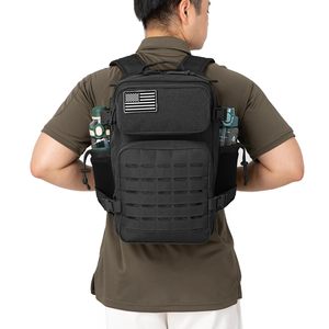 Mochila Táctica Vintage Impermeable con Forro <span class=keywords><strong>de</strong></span> Poliéster para Hombre, Mochila <span class=keywords><strong>de</strong></span> Día, Mochila <span class=keywords><strong>de</strong></span> 3 Días para Excursiones, Mochila <span class=keywords><strong>de</strong></span> Senderismo con Porta Botella - Product Image 6