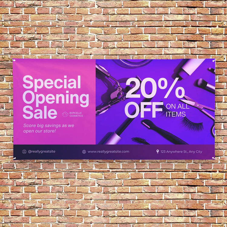 Customized Outdoor PVC Coated Mesh Banner