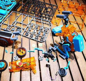 Robot mécanique éducatif scientifique à assembler soi-même, alimenté par énergie solaire, télécommandé, en plastique, piles AAA, 31 en 1 STEM - Product Image 2