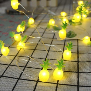 1 ensemble de lumière LED flamant rose, décoration de fête de flamant rose à faire soi-même, vaisselle jetable pour fête d'anniversaire, décoration de mariage, fournitures de fête hawaïenne - Product Image 2