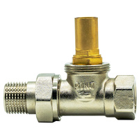 Nouveau système de chauffage par le sol DN15 Vanne de radiateur thermostatique droite en laiton