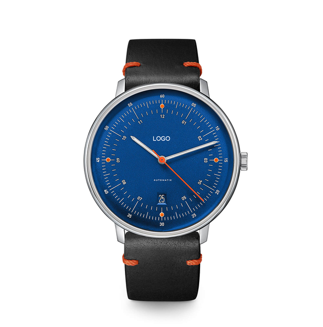 42MM Automatic Custom Logo Minimalist Watch ,Powered by Seiko NH35 Movement ,Ultra-thin Watch With Double Domed Sapphire Glass