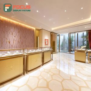 Luxury Jewelry Retail Showcase System Laminated Finish Brand Store Display Counter - Product Image 1