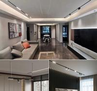 Système d'éclairage sur rail magnétique LED à montage en surface, design modulaire DC24V 48V, spots magnétiques LED