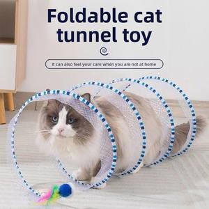 Baru mainan terowongan <span class=keywords><strong>Spiral</strong></span> kucing koil lipat bisa dilipat, mainan interaktif Kitty kucing bulu dapat dilipat tipe <span class=keywords><strong>S</strong></span> ramah lingkungan - Product Image 2