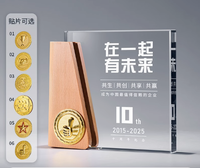 Trophée en cristal fait main, forme irrégulière, gravure laser 3D personnalisée, prix rouge pour la remise des diplômes et souvenirs – Vente chaude