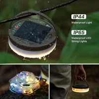 Lampe de camping solaire avec télécommande, lanterne portable rechargeable pour le camping, la randonnée et l'éclairage d'urgence