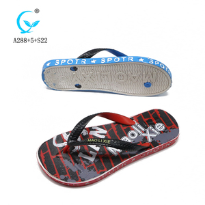 New Design Personalized Rubber Pvc Pu Chappals <strong>Boy</strong> Home Shoes Beach slippers Men <strong>Flip</strong> <strong>Flops</strong> - Product Image 2