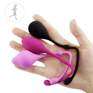 Jouets sexuels portables, œufs en silicone, boules de Kegel, entraînement vaginal avancé, boules d'haltères intelligentes pour testicules. - Product Image 1