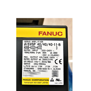 Amplificador de Husillo para Servoaccionamiento Original FANUC A06B-6320-H332 - Product Image 1
