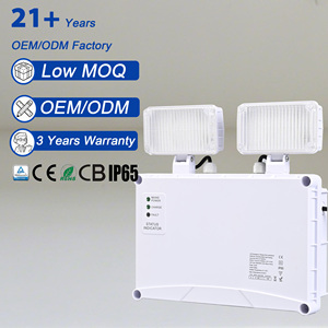 Luz de Emergencia LED de Doble Cabezal al por Mayor, Luz de Emergencia LED Automática de Dos Cabezales para <span class=keywords><strong>Hospital</strong></span>, 2*10W, CE, Luz de Emergencia LED de Doble Foco - Product Image 1