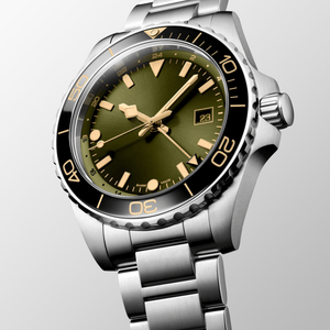 Reloj Deportivo de Buceo Automático Mecánico con Bisel Giratorio y Brazalete de Acero Inoxidable para Hombre Longinesing - Product Image 2