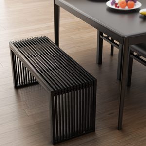 AJUNION 35 pouces bambou <span class=keywords><strong>bois</strong></span> <span class=keywords><strong>salle</strong></span> à manger <span class=keywords><strong>banc</strong></span> cuisine Table <span class=keywords><strong>banc</strong></span> entrée étagère à chaussures <span class=keywords><strong>banc</strong></span> pour salon couloir chambre <span class=keywords><strong>salle</strong></span> <span class=keywords><strong>de</strong></span> <span class=keywords><strong>bain</strong></span> - Product Image 2