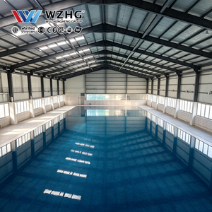 Installations de piscines résidentielles avec bâtiments intérieurs à ossature métallique pour les ensembles résidentiels et les projets de clubs communautaires - Product Image 1