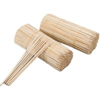 Brochettes de barbecue en bambou biodégradables et durables de qualité alimentaire, conçues pour un grillage éco-responsable et un nettoyage facile