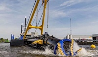 Drague à aspiration à haute efficacité 2000m³ /H Équipement de dragage pour l'extraction de sable en zone côtière