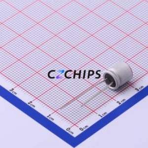 ตัวเก็บประจุแบบแข็ง SPT1AM681F09OR ชนิด Through Hole (THT), ขนาด D8xL9 มม. 680uF 20% 10V 3.5 มม. - Product Image 2