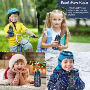 500ml Stainless Steel Vacuum <b>Insulated</b> With Handgrip Cute Kids Sports Tumbler Eco-friendly For Back To School - Product Image 5