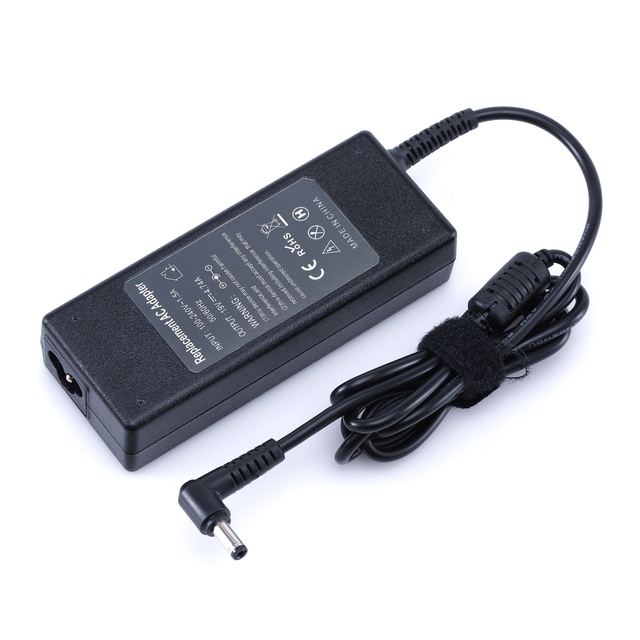 Replacement 90W 19V 4.74A Fast PD 3.0 Charger Laptop AC Adapter OTP OVP OCP Protection 5.5*2.5MM Compatible with Camera Earphone