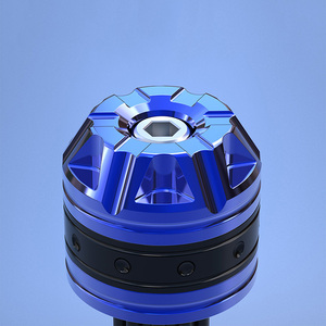 Manubrio Moto spina bilanciata CNC alluminio Moto manubrio manopole terminali cursore estremità per accessori Moto 16-18mm - Product Image 3