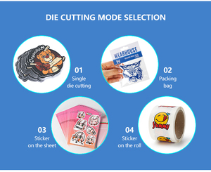 Özel Etiket Seti Dekoratif Su Geçirmez Etiket Şeffaf Vinil Kesim Etiket Oluşturucu - Product Image 4