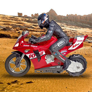 Motor Sepeda Motor Listrik Kendali Radio 2.4G 1/6, Mainan Motor Balap RC Stunt Berdiri Seimbang Sendiri dengan 6 Sumbu Giroskop - Product Image 6