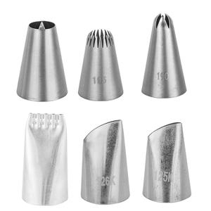 Venta al por mayor de herramientas de decoración de pasteles, boquillas de <span class=keywords><strong>acero</strong></span> inoxidable para pasteles, boquillas para glaseado de crema - Product Image 3