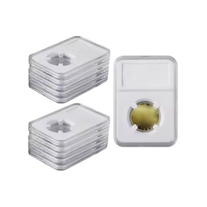 Contenitore <span class=keywords><strong>per</strong></span> Monete da 19mm in Acrilico Resistente ai Raggi UV, Scatola Portamonete Classificata con Imbottitura Interna <span class=keywords><strong>per</strong></span> Centesimi della US Mint - Product Image 1