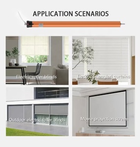 Motor para Toldo Personalizado de Gran Tamaño, 45 mm, Persianas Enrollables con Sensor Eléctrico de Aluminio, para Sala de Estar, <span class=keywords><strong>Comedor</strong></span>, Oficina, Uso en Exteriores - Product Image 6