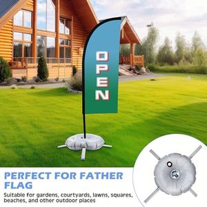 Drapeau en forme de larme haute visibilité, imperméable et durable, pour la promotion de la marque de pizzeria - Product Image 5