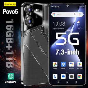 Nuovo Smartphone Pova <span class=keywords><strong>5</strong></span> 5G con Schermo AMOLED HD da <span class=keywords><strong>7</strong></span>,3 Pollici, Batteria Grande, 16GB+1TB, Telefono Android Dual SIM con Supporto Francese - Product Image 2
