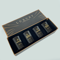 Invité Faveurs Premium Qualité Haute D & G Miracle Étiquettes En Carton Souvenirs Méditation Femmes Ensemble Mini Pack Lux Cadeau Ensemble Maison Bougie