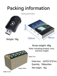 New Upgraded 2 in 1 <b>Plug</b> and Play Car USB Port Support IOS Android System CarPlay Adapter - Product Image 6