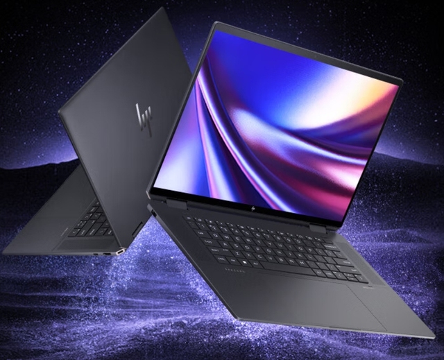 2-in-1 Laptop For HP Spectre x360 16 Intel Ultra7 155H 32GB 1TB 2.8K 120Hz VRR 360 Degree Flip Touch 16" Gray Laptop Notebook